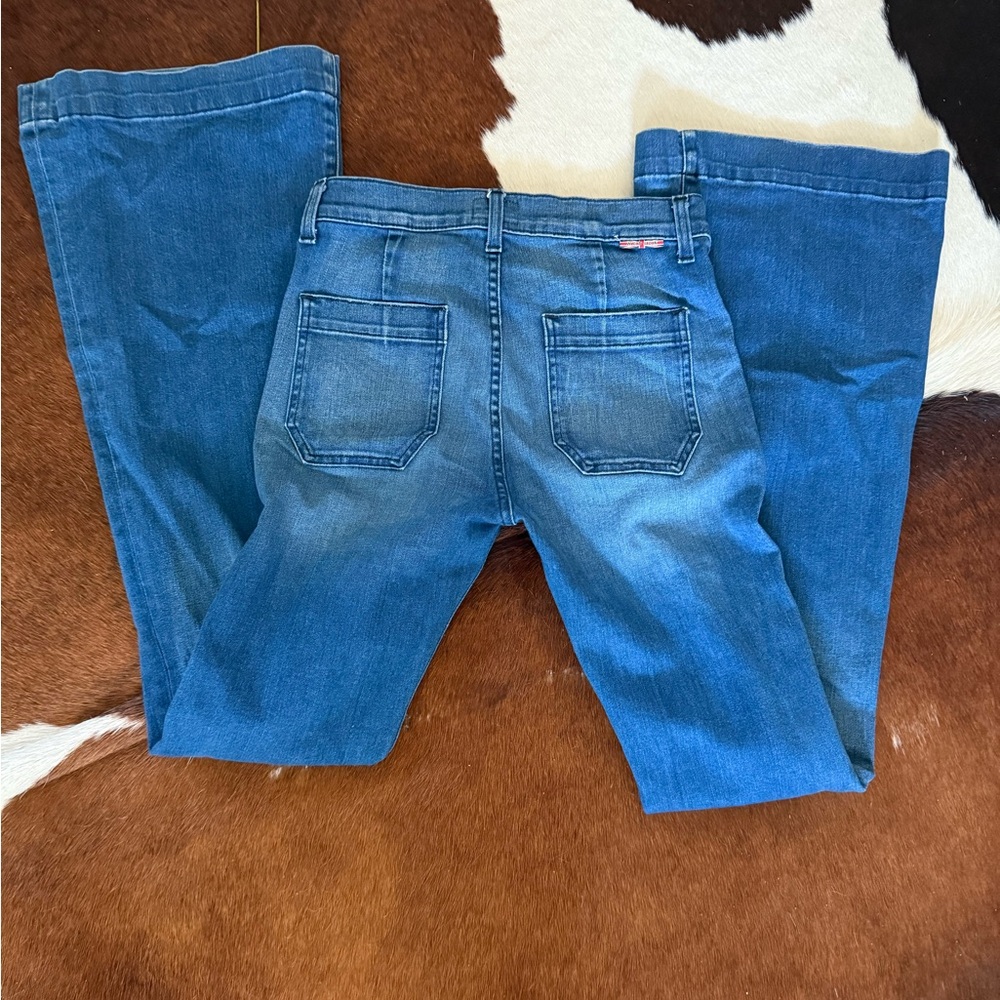 Hudson Flare Blue Denim Jeans